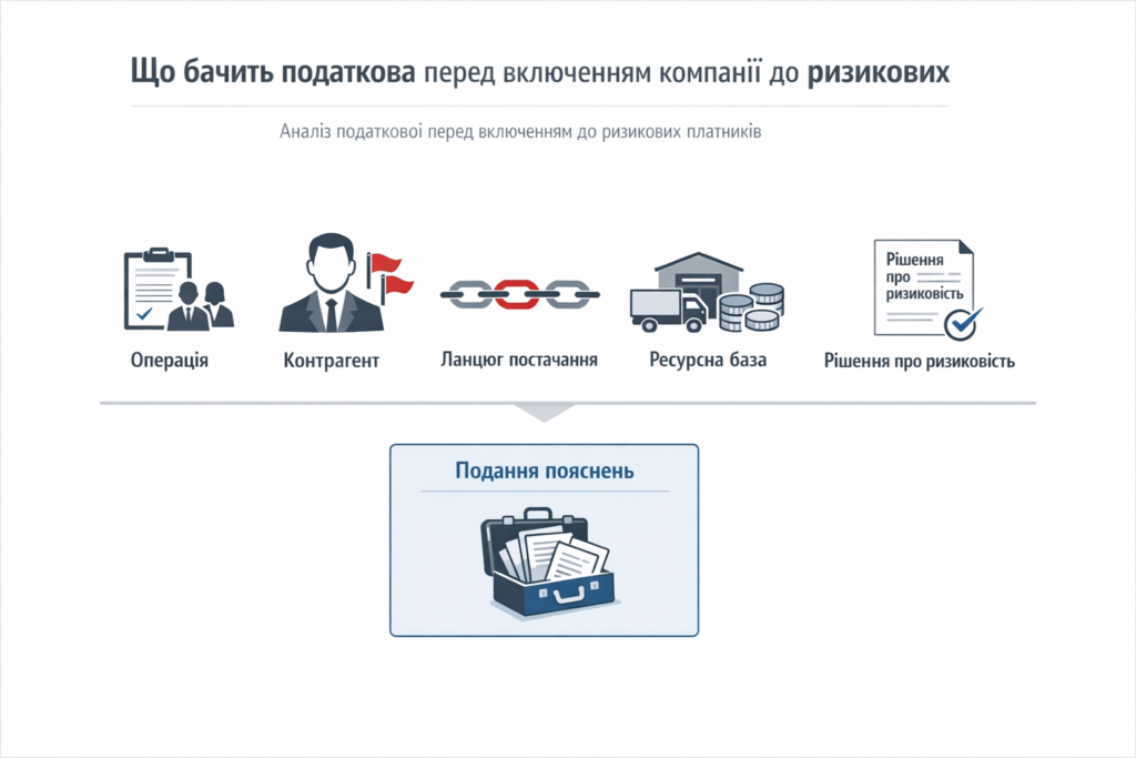 Критерії ризиковості платника ПДВ 2026: що враховує ДПС Що перевіряє податкова перед включенням до ризикових платників ПДВ: операції, контрагенти, ланцюг постачання та ресурси