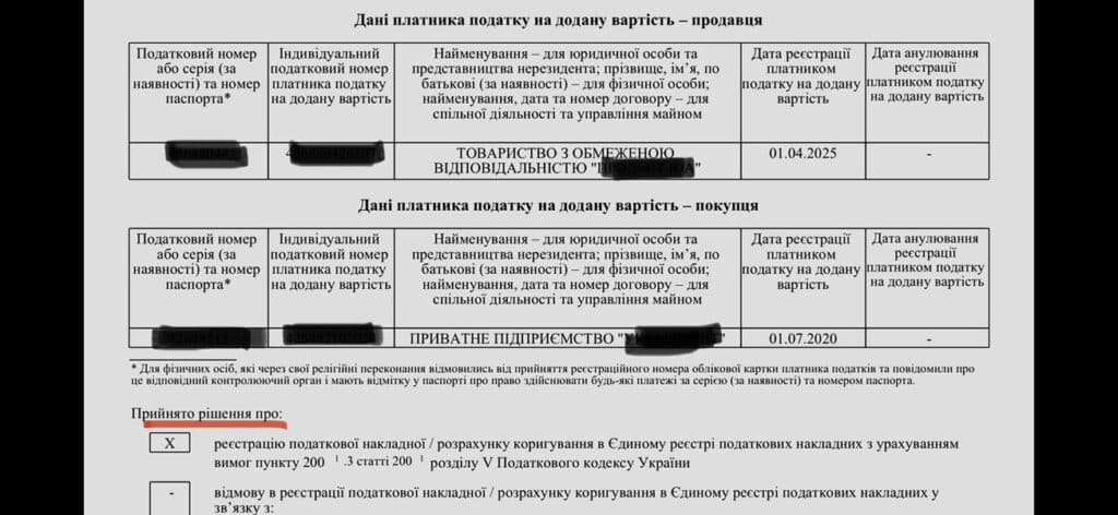Рішення про реєстрацію заблокованої ПН – позитивний результат для клієнта Рішення комісії ДПС про реєстрацію податкової накладної – позитивне рішення для клієнта, сума ПДВ 273 010 грн