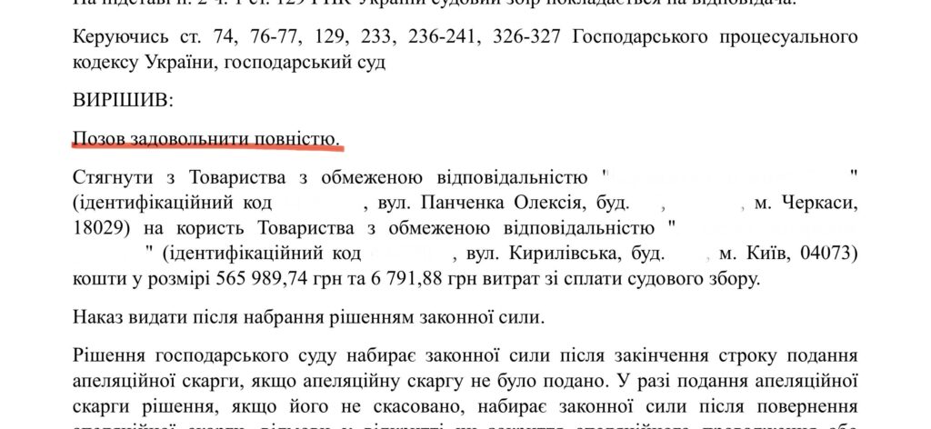 Господарський спір у Господарському суді міста Києва Господарський суд міста Києва розглядає спір між суб'єктами господарювання
